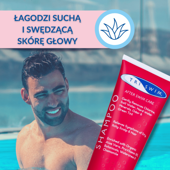 TRISWIM Szampon dla pływaków 251ml Liczi i Mango