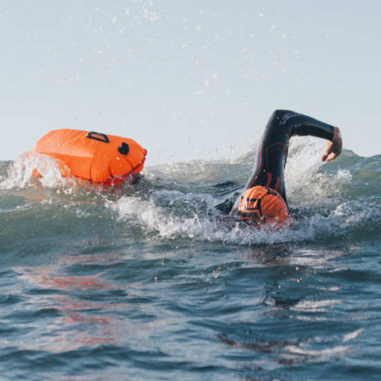 BuddySwim Bojka pływacka asekuracyjna 28l Orange