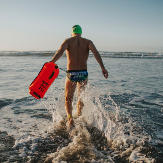 BuddySwim Bojka pływacka asekuracyjna 28l Orange