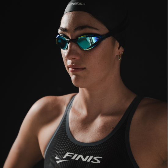 FINIS Okularki Startowe Mach 1 Blue Cobalt