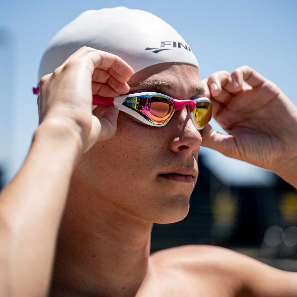 FINIS Okularki Startowe Mach 1 Pink Opal