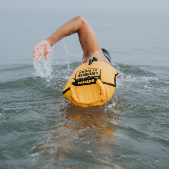 BuddySwim Bojka pływacka asekuracyjna 28l Yellow