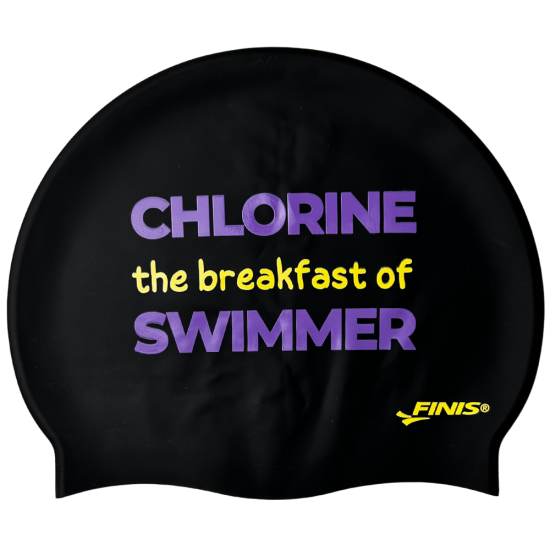 FINIS Czepek Silikonowy Chlorine The Breakfast Of Swimmer