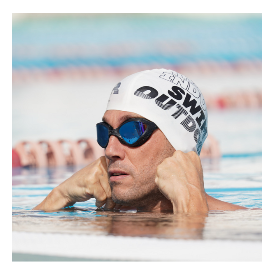 BuddySwim Okulary Do Pływania Open Water OzeanX Black/Blue Mirror