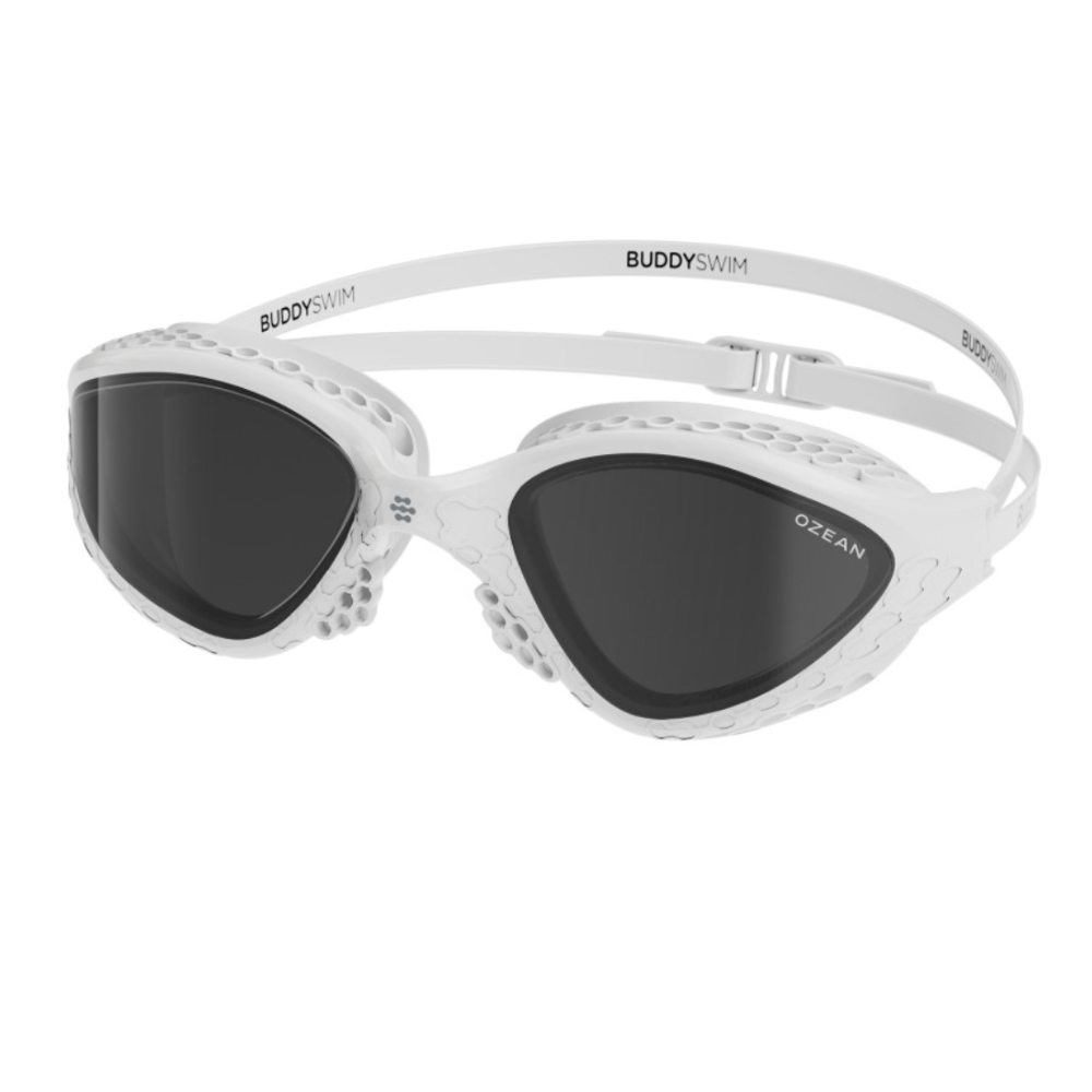 BuddySwim Okulary Do Pływania Open Water Ozean White/Smoke BuddySwim Okulary Do Pływania Open Water Ozean White/Smoke
