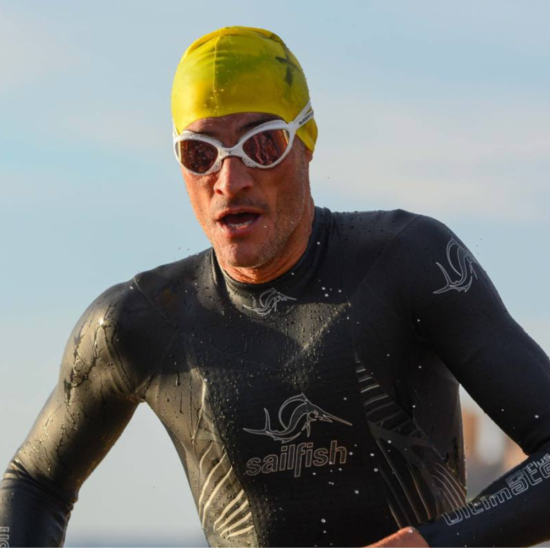 BuddySwim Okulary Do Pływania Open Water Ozean White/Smoke