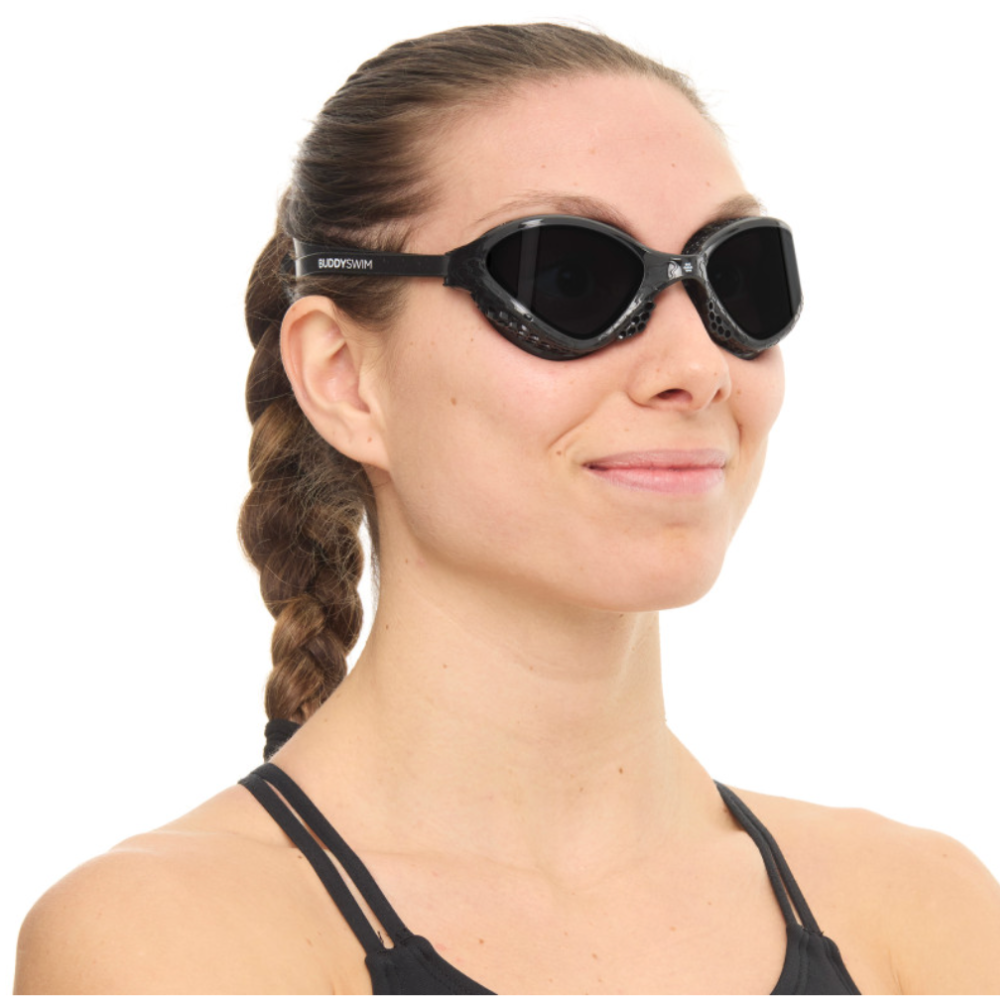 BuddySwim Okulary Do Pływania Open Water Ozean Black/Smoke