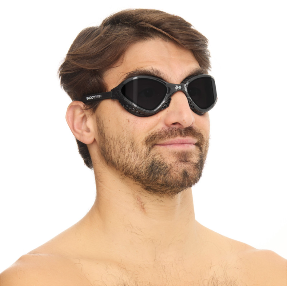 BuddySwim Okulary Do Pływania Open Water Ozean Black/Smoke