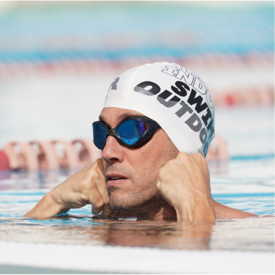BuddySwim Okulary Do Pływania Open Water OzeanX Black/Blue Mirror