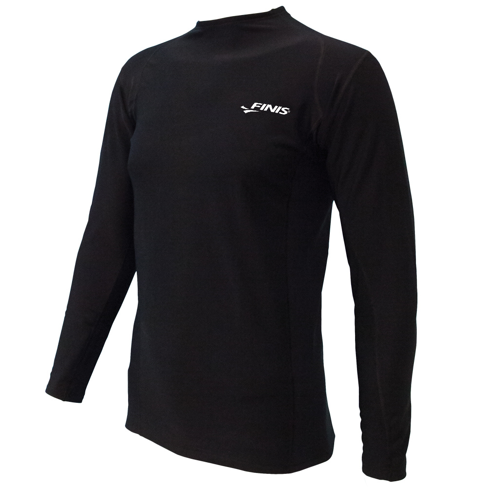 FINIS Thermal Swim Shirt Czarna FINIS Thermal Swim Shirt Czarna