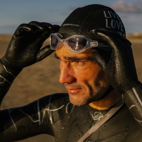 BuddySwim Rękawiczki Neoprenowe Do Pływania Open Water Pomarańczowe
