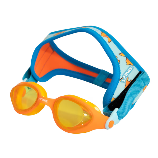 FINIS Okulary do pływania dla dzieci DragonFlys Fishbowl Blue (3-8 LAT)