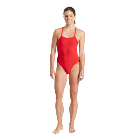 FINIS Strój kąpielowy Openback Solid Red