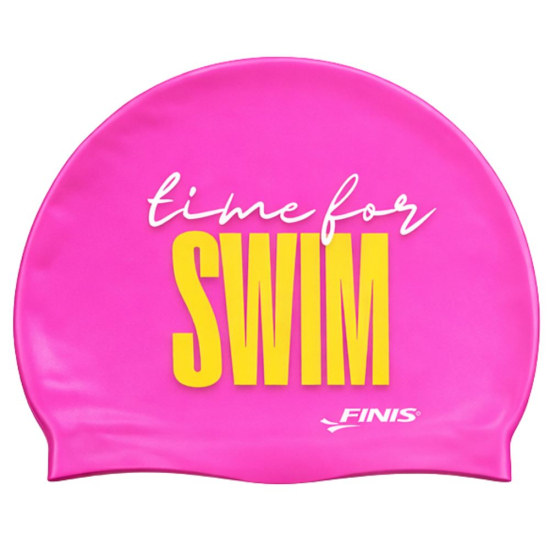 FINIS Czepek Silikonowy Time For Swim Pink