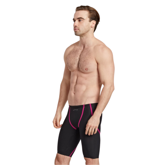 FINIS Męski Strój Startowy R3 Ascent Openback Black/Pink