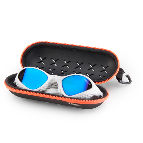 Buddyswim Etui Na Okulary Z Pianki EVA Black/ Orange