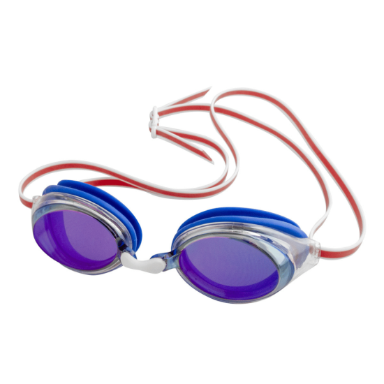 FINIS Okulary do pływania Ripple Blue Mirror/Red (8-12 LAT)