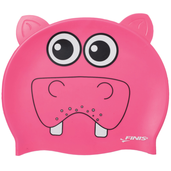 Czepek dla dzieci Animal Heads Hippo Pink