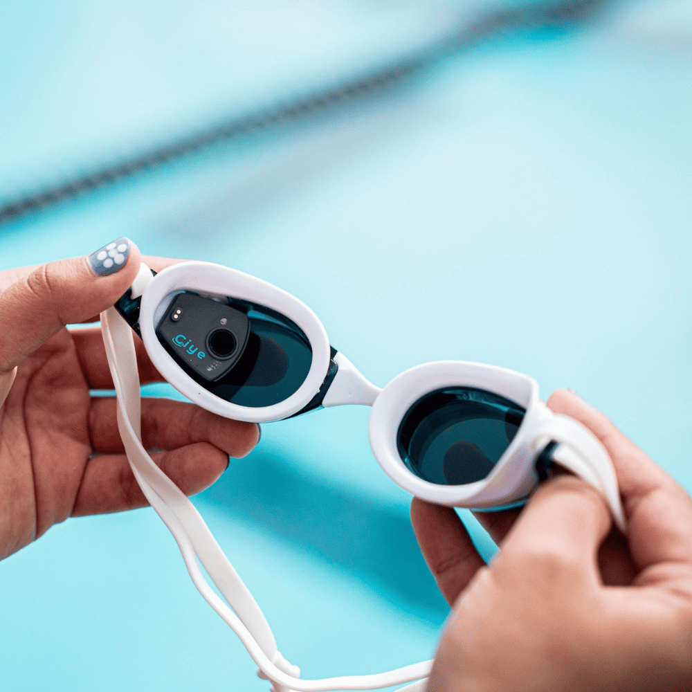 FINIS Okulary do pływania Smart Goggles Blue Mirror