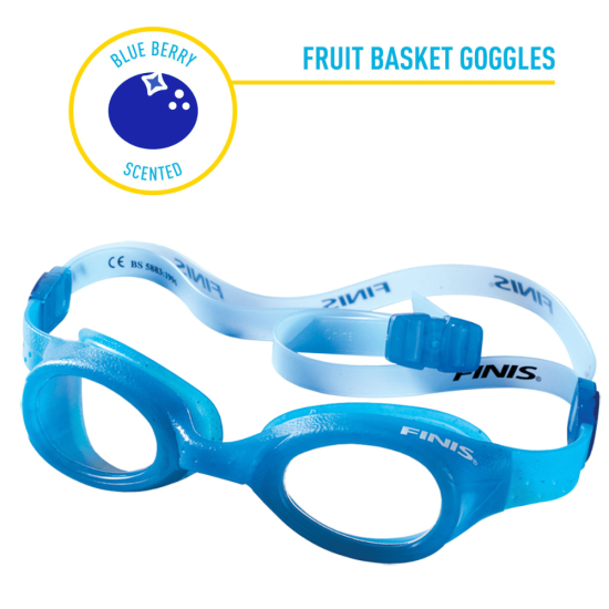 FINIS Okulary do pływania dla dzieci Fruit Basket Blueberry (3-8 LAT)