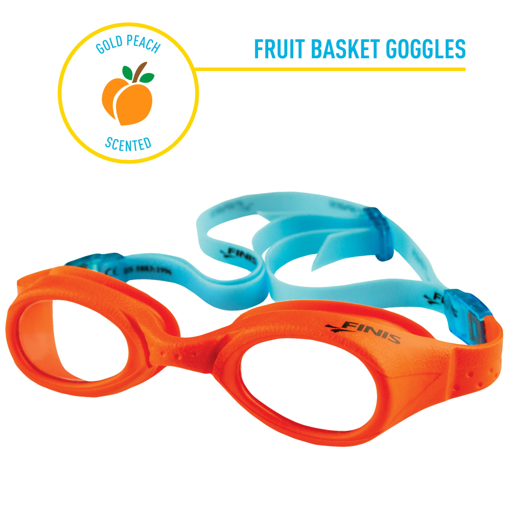 FINIS Okulary do pływania dla dzieci Fruit Basket PEACH (3-8 LAT)